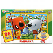 НАСТОЛЬНАЯ ИГРА-ХОДИЛКА "УМНЫЕ ИГРЫ" РЫБАЛКА. МИМИШКИ С КАРТОЧКАМИ