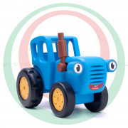 Деревянная игрушка «Синий трактор» Деревянная игрушка «Синий трактор»